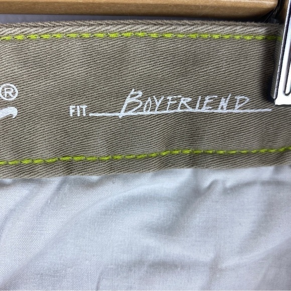 EDDIE Bauer Tan Boyfriend Fit Mid Rise Pants Size 14 - Picture 8 of 12